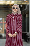 Long striped shirt for hijabis