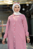 Long striped shirt for hijabis