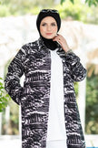 Modest suit, printed shirt and pants