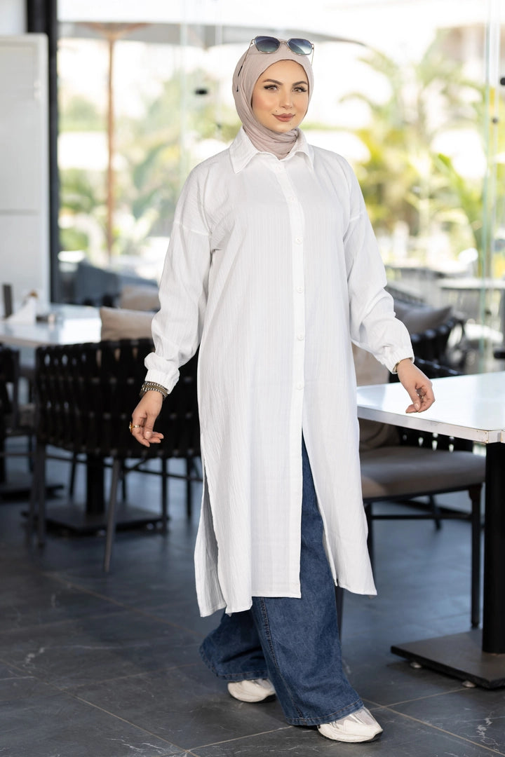 Long summer shirt for hijabis