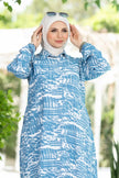 Modest suit, printed shirt and pants