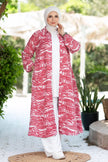 Modest suit, printed shirt and pants